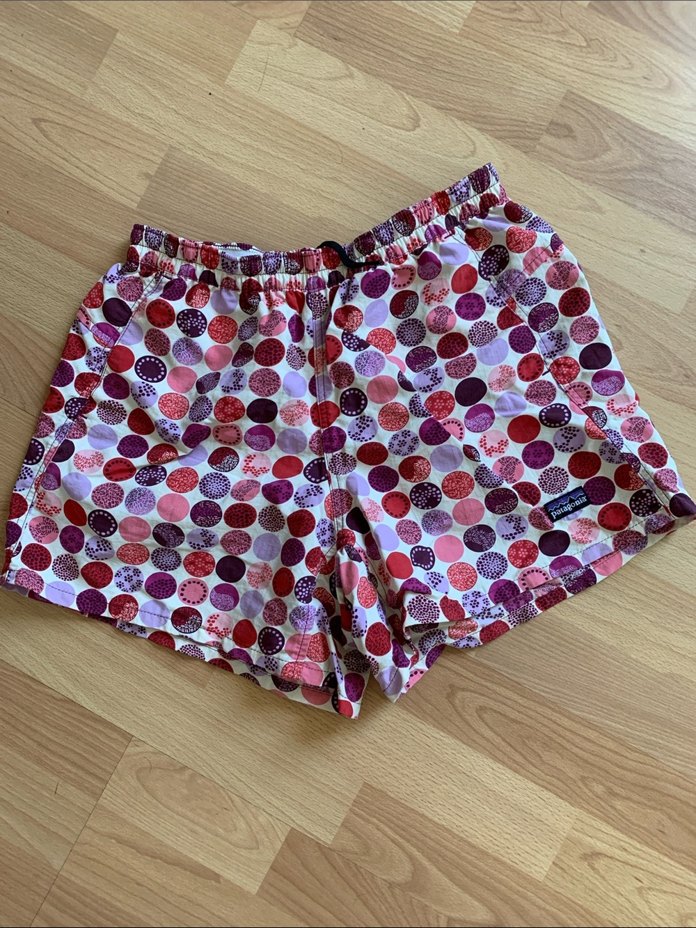 Patagonia Pink & Red Polka Dot Women's Shorts